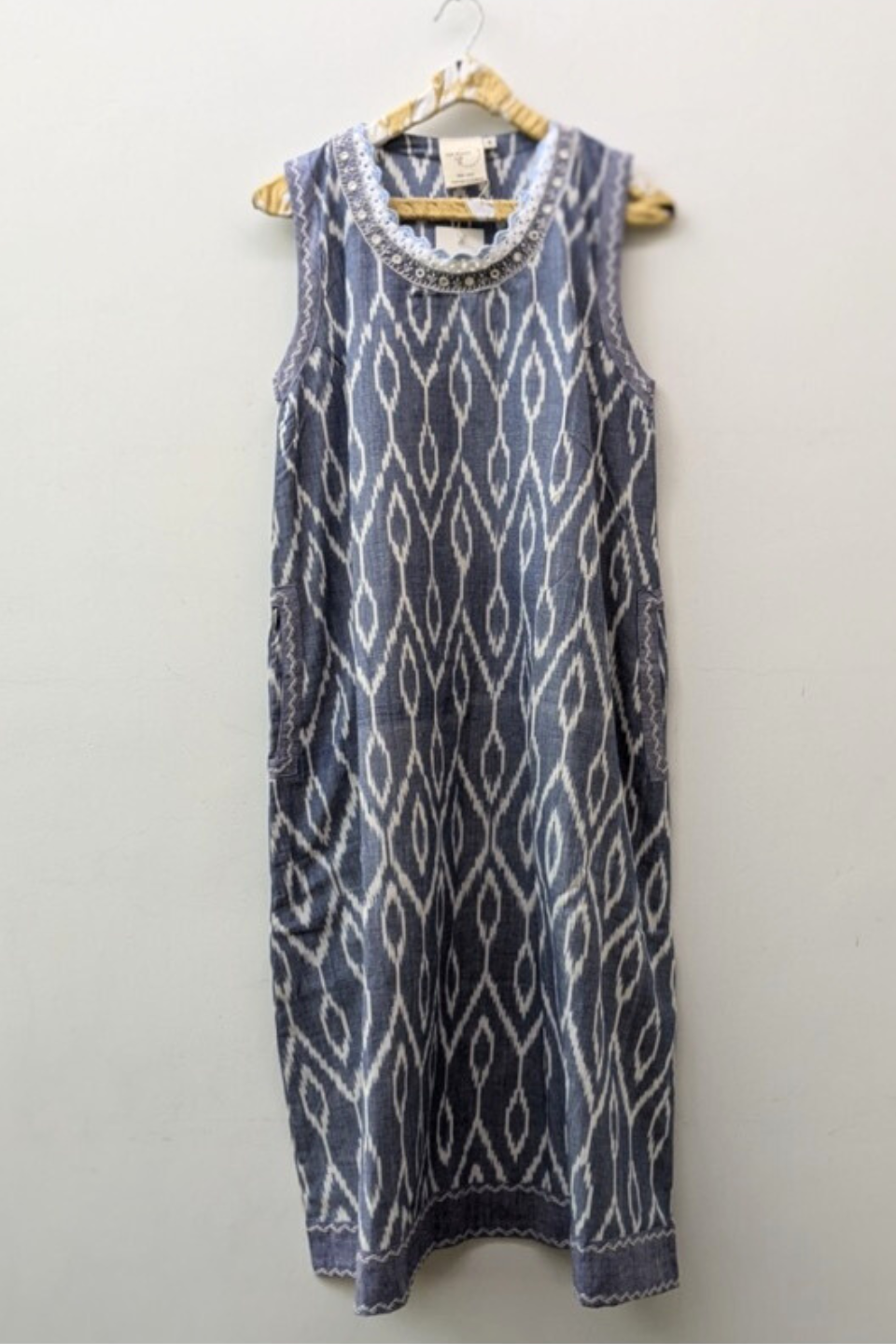 Sleeveless Ikkat Dress