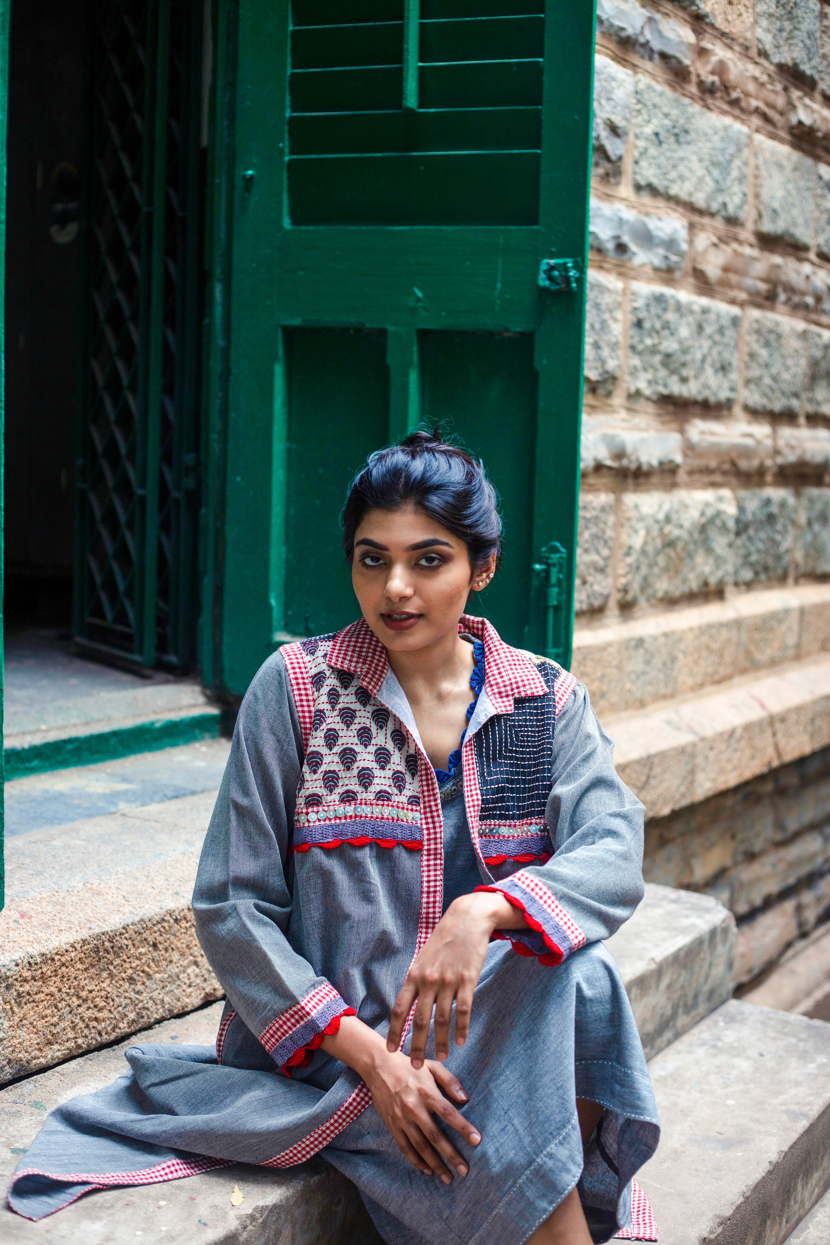 Aria Grey Long Jacket