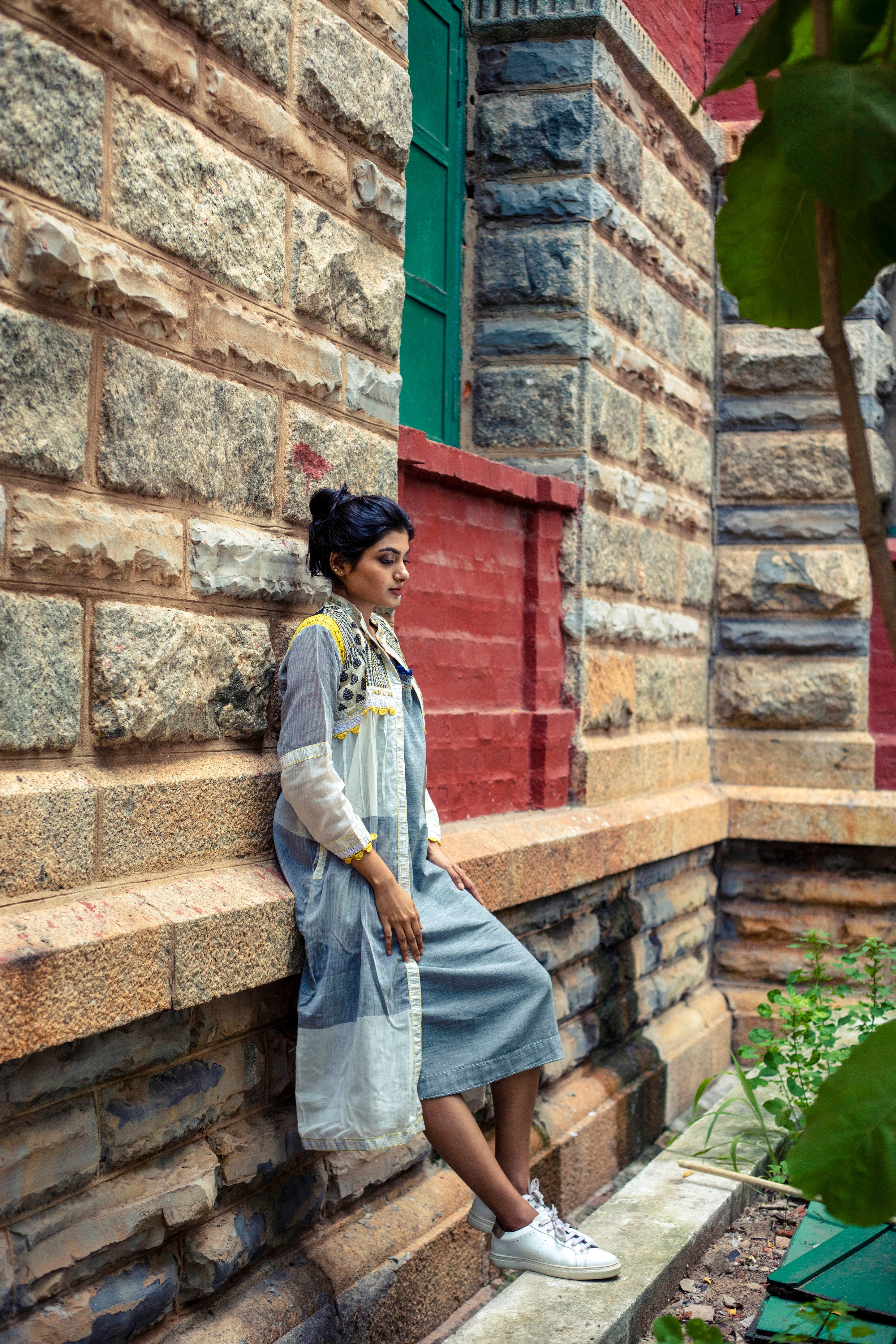 Arwen Patchworked Long Jacket