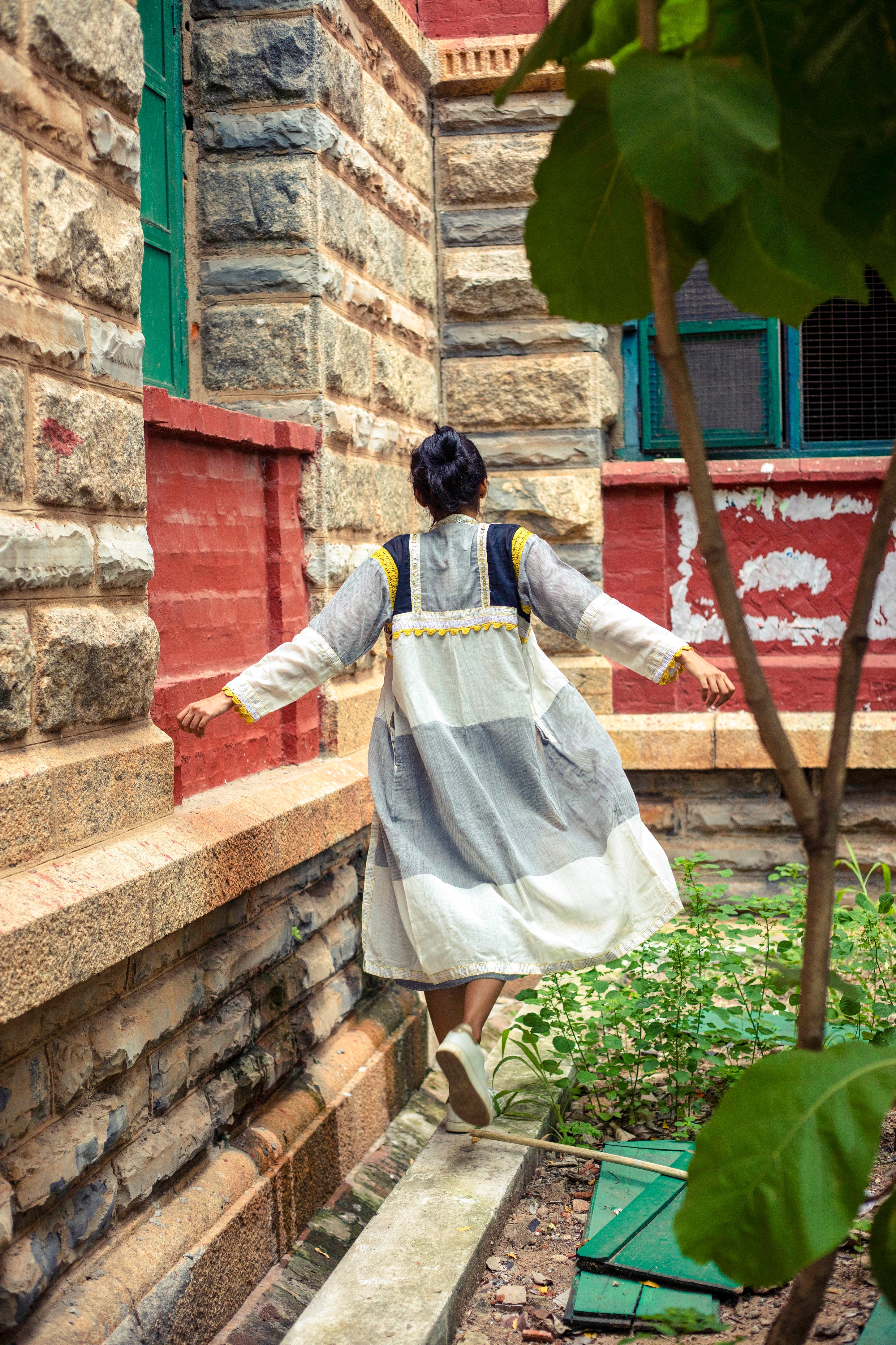 Arwen Patchworked Long Jacket