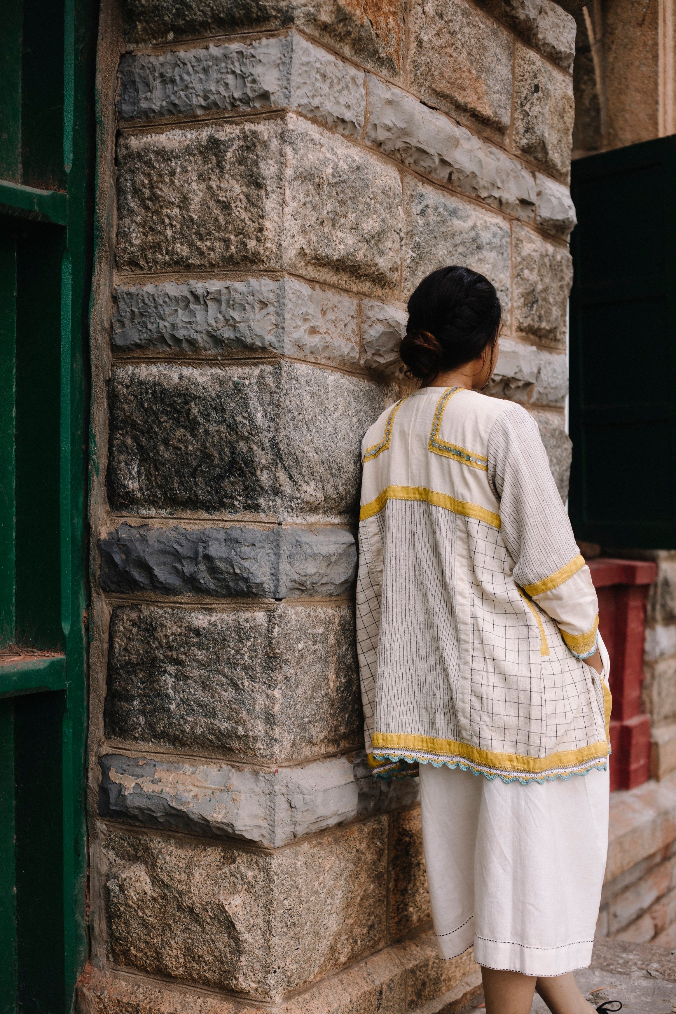 Tiara Pin Tuck Jacket