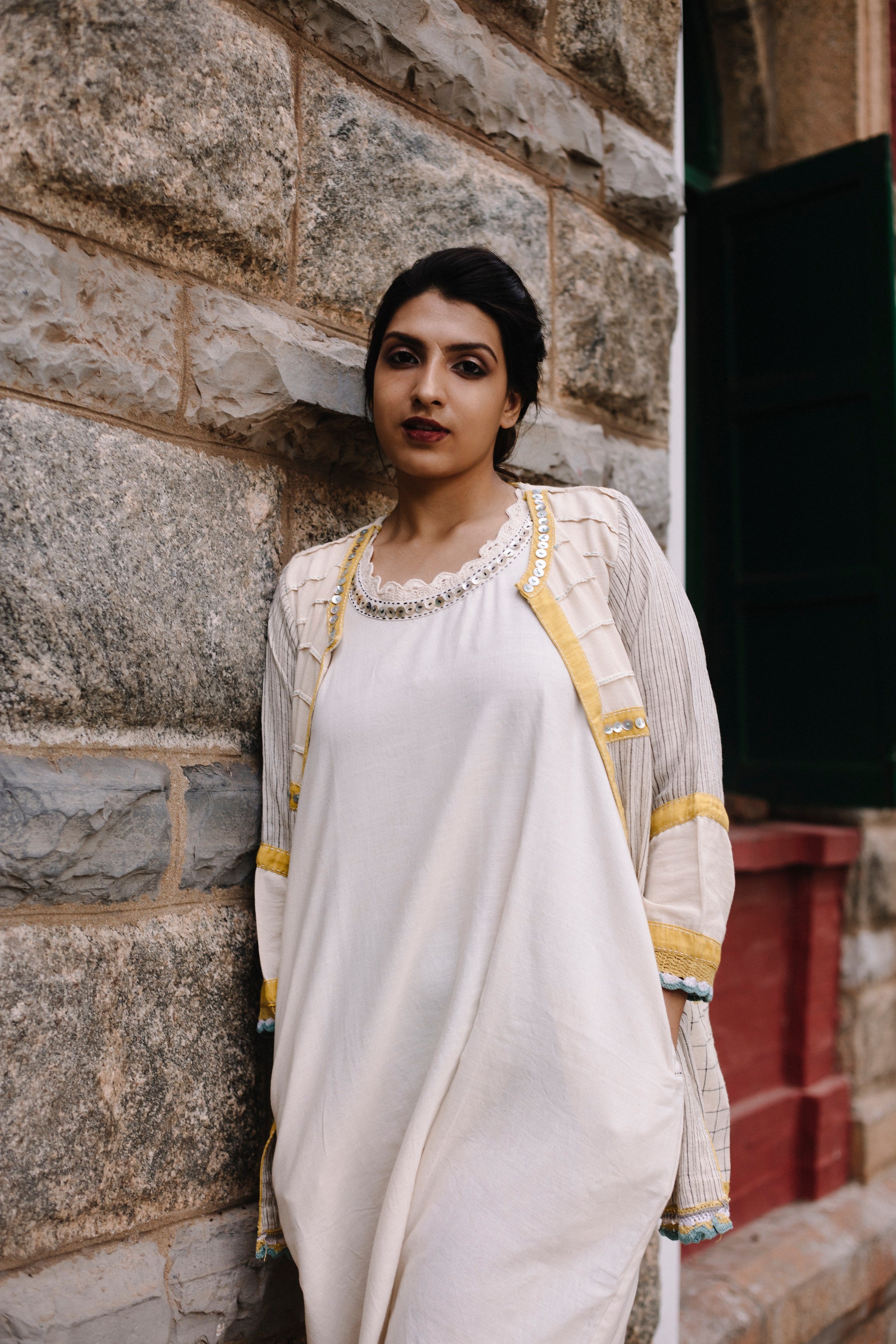 Tiara Pin Tuck Jacket