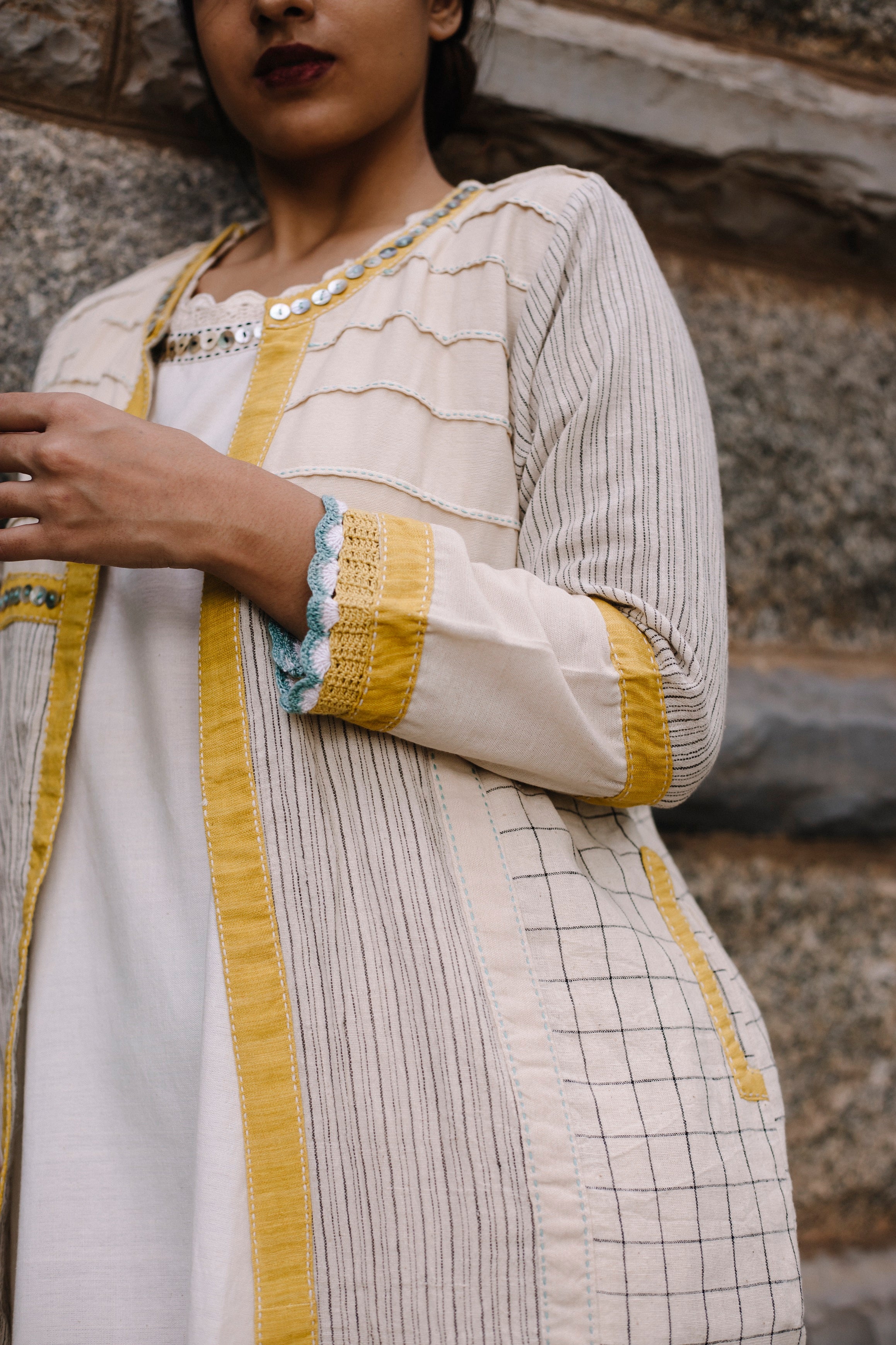 Tiara Pin Tuck Jacket