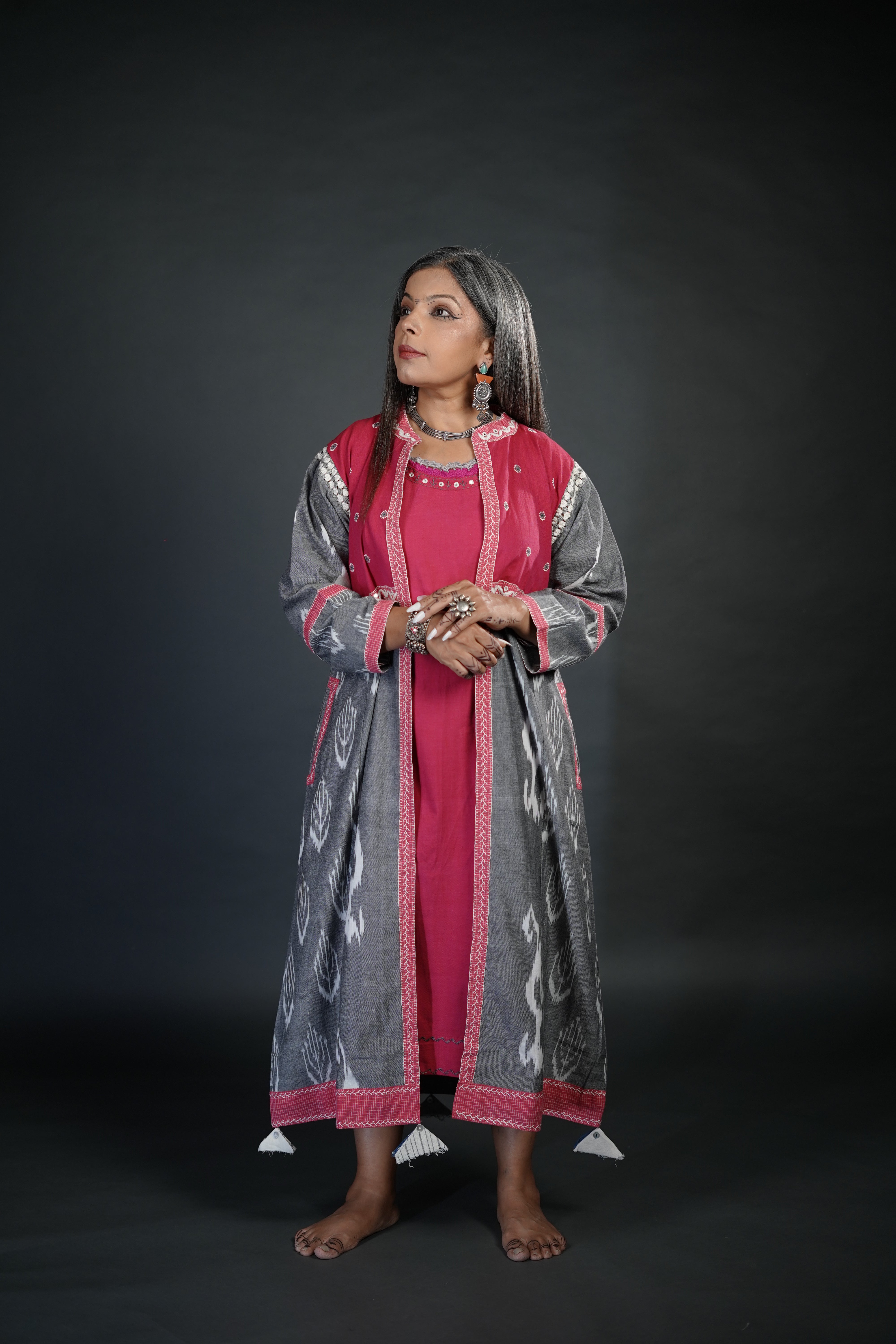 Shrishti Double Ikkat Jacket