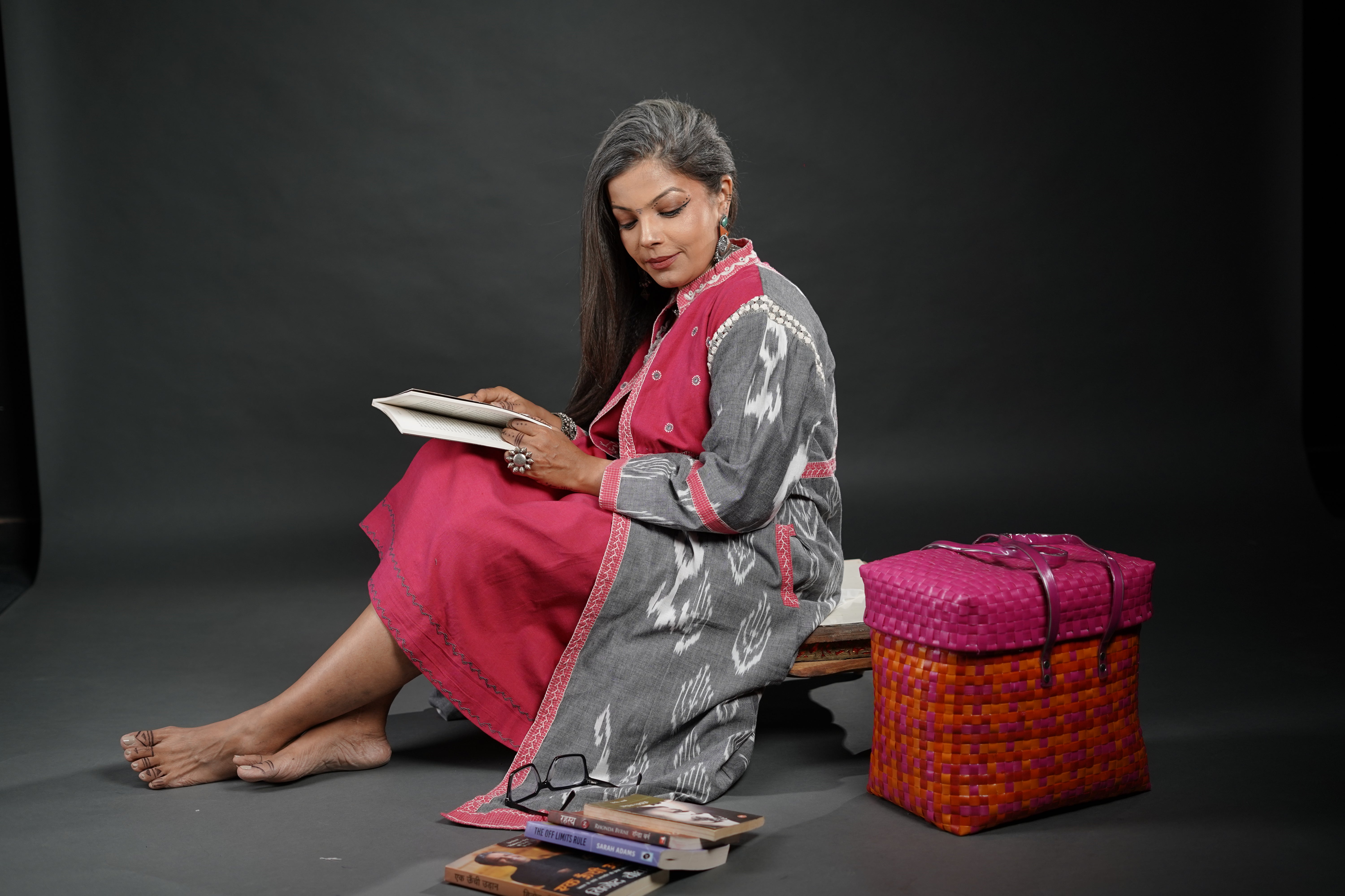 Shrishti Double Ikkat Jacket