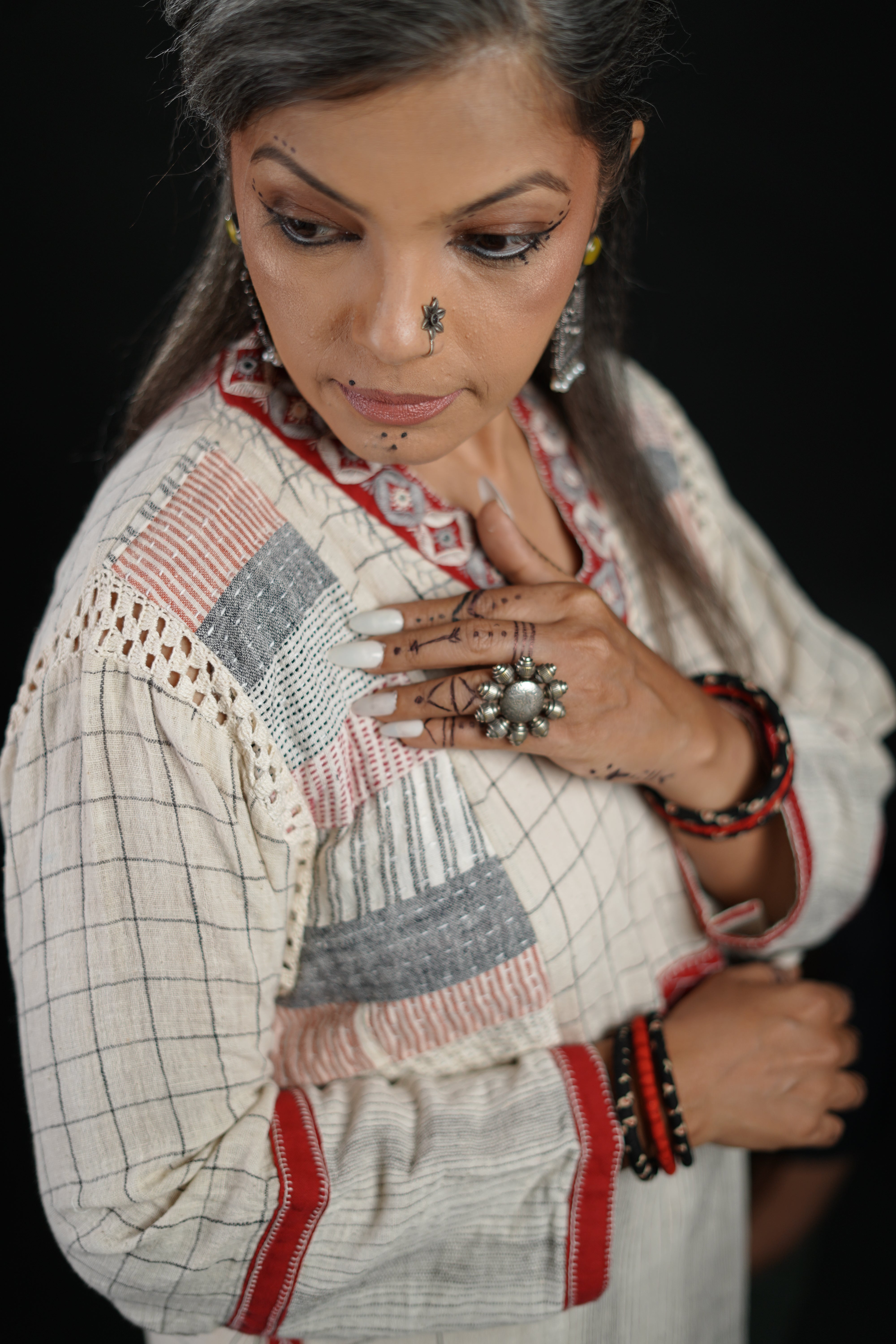 Megha Patchwork Dress