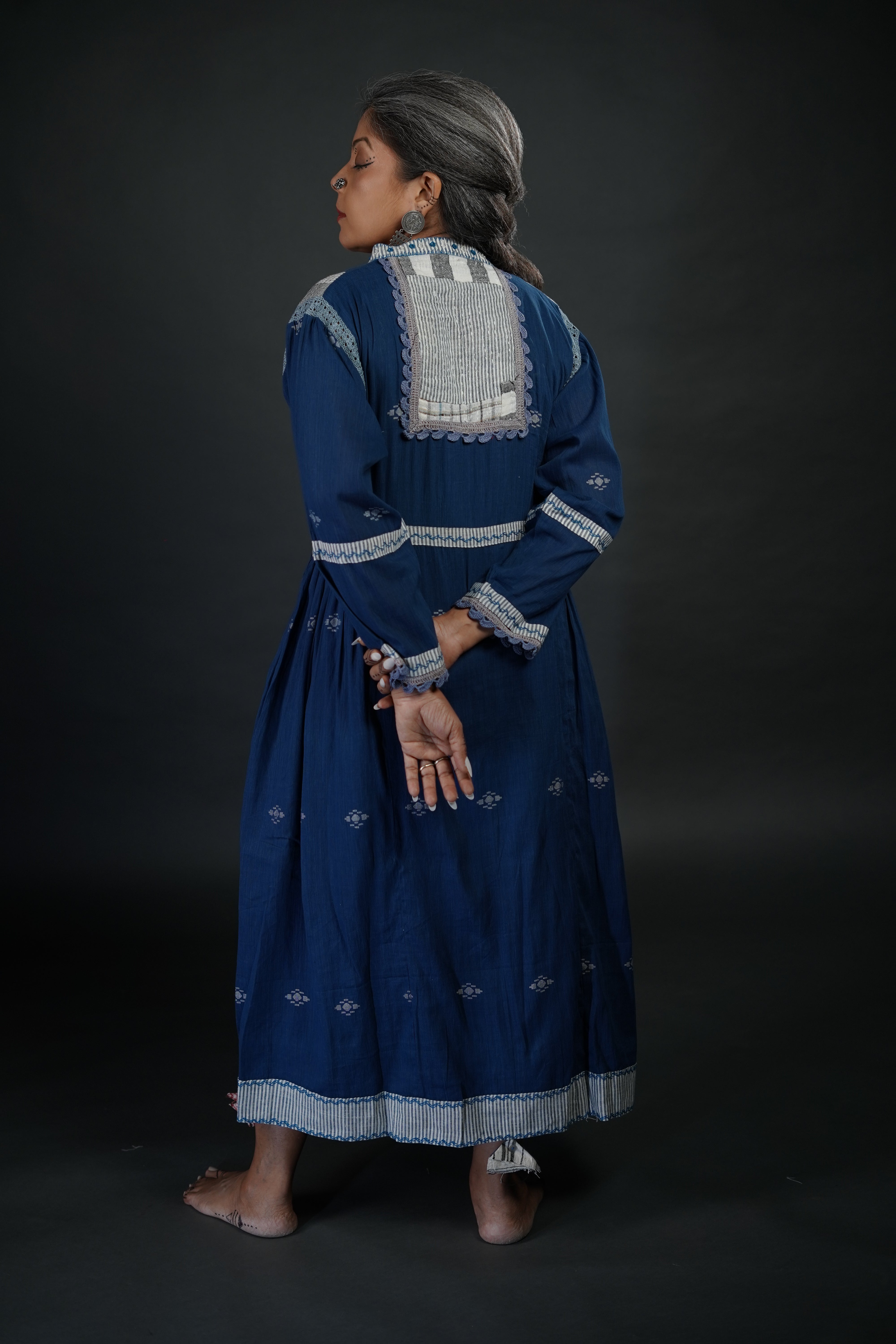 Neelam Jamdani Jacket