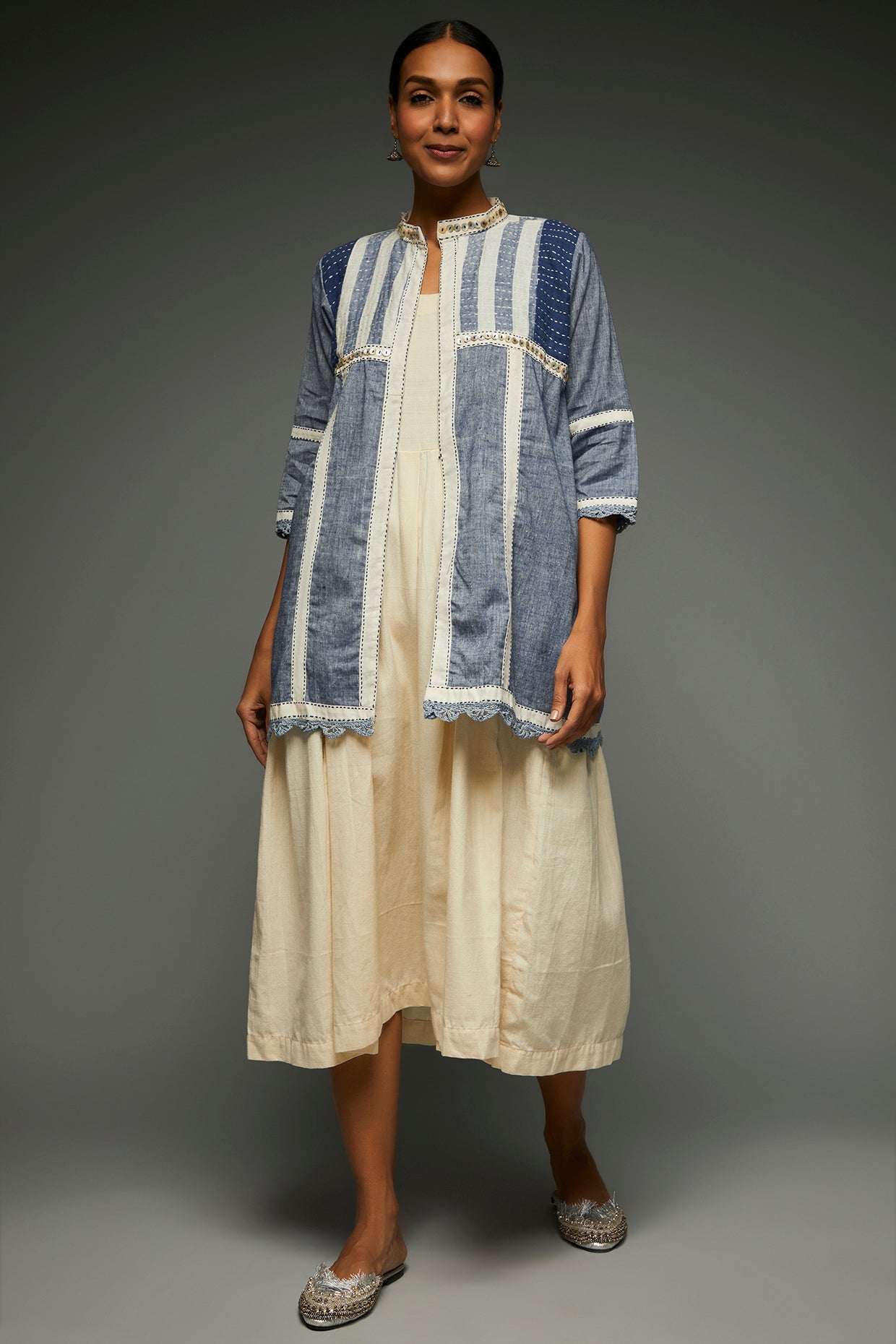 Amayra Blue Short Jacket