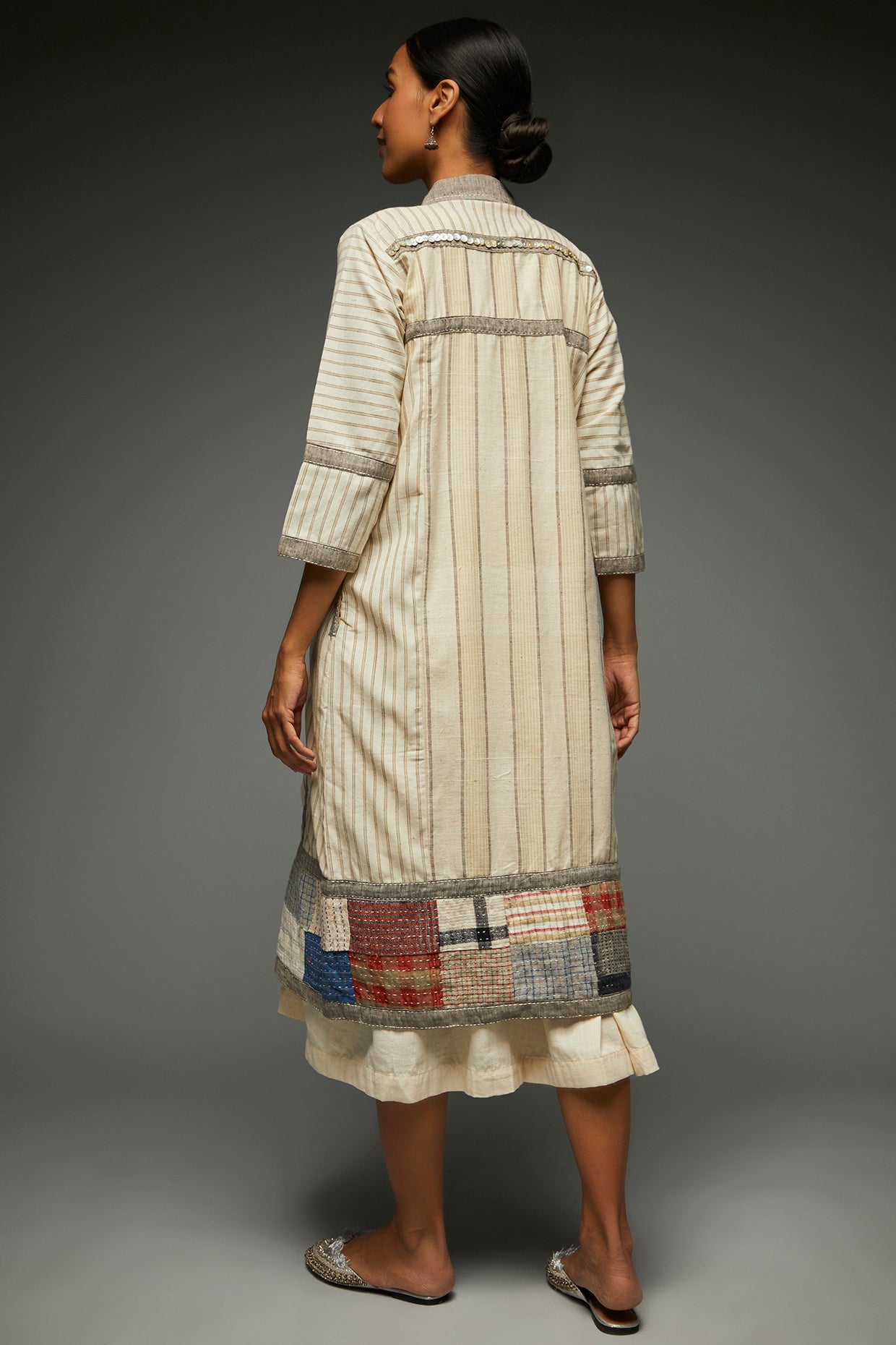 Ira Beige Long Jacket