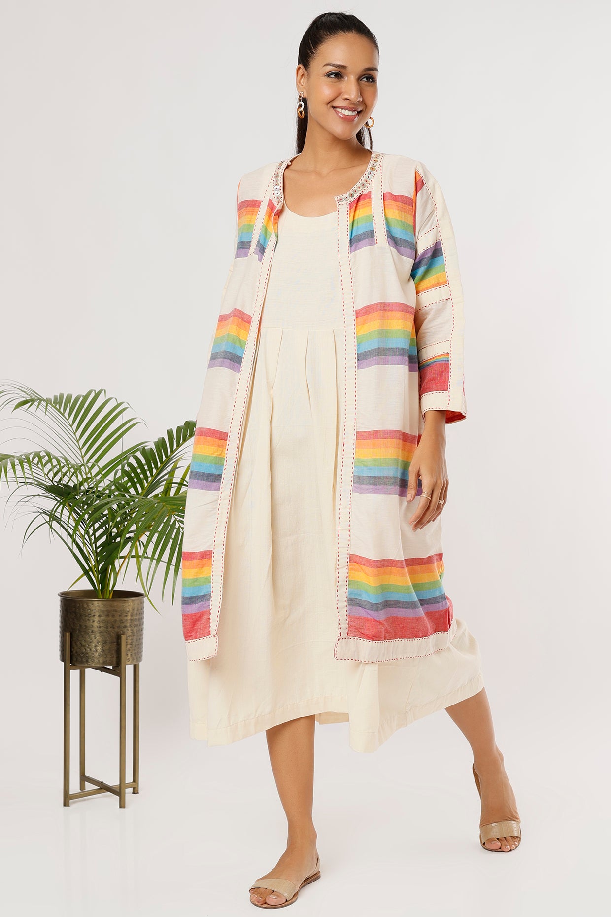 Arushi Dress - Jacket Set - Styled Image