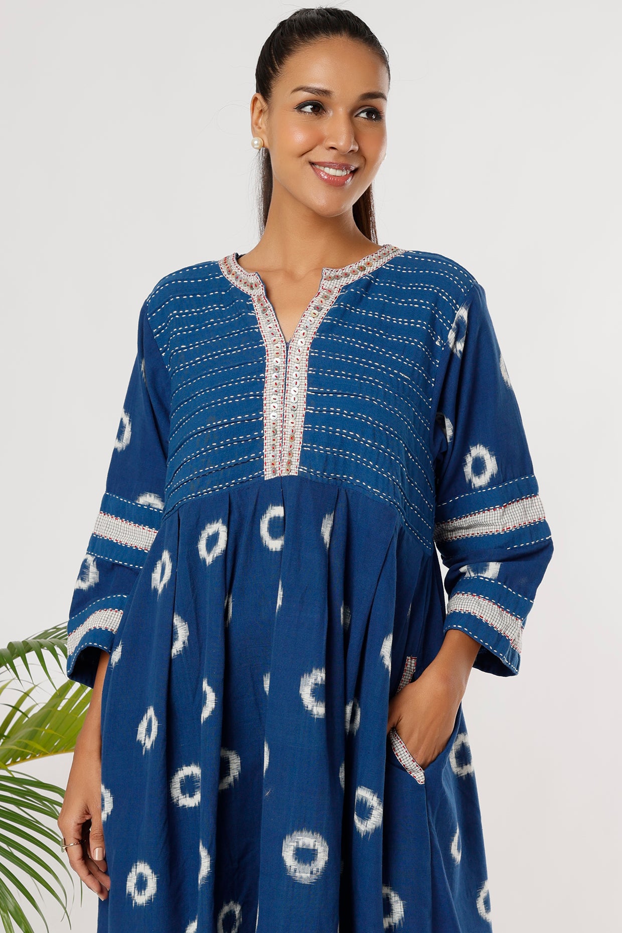 Bhairavi Ankle Length Dress - Front Image