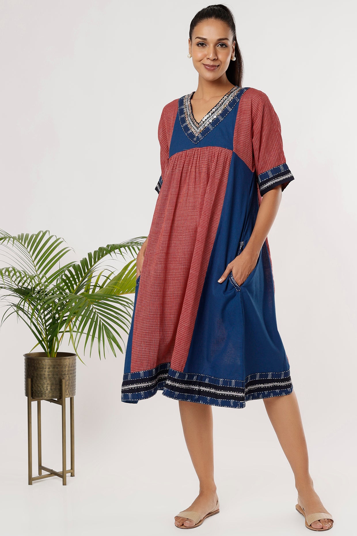 Girija Panel Dress - Styled Image