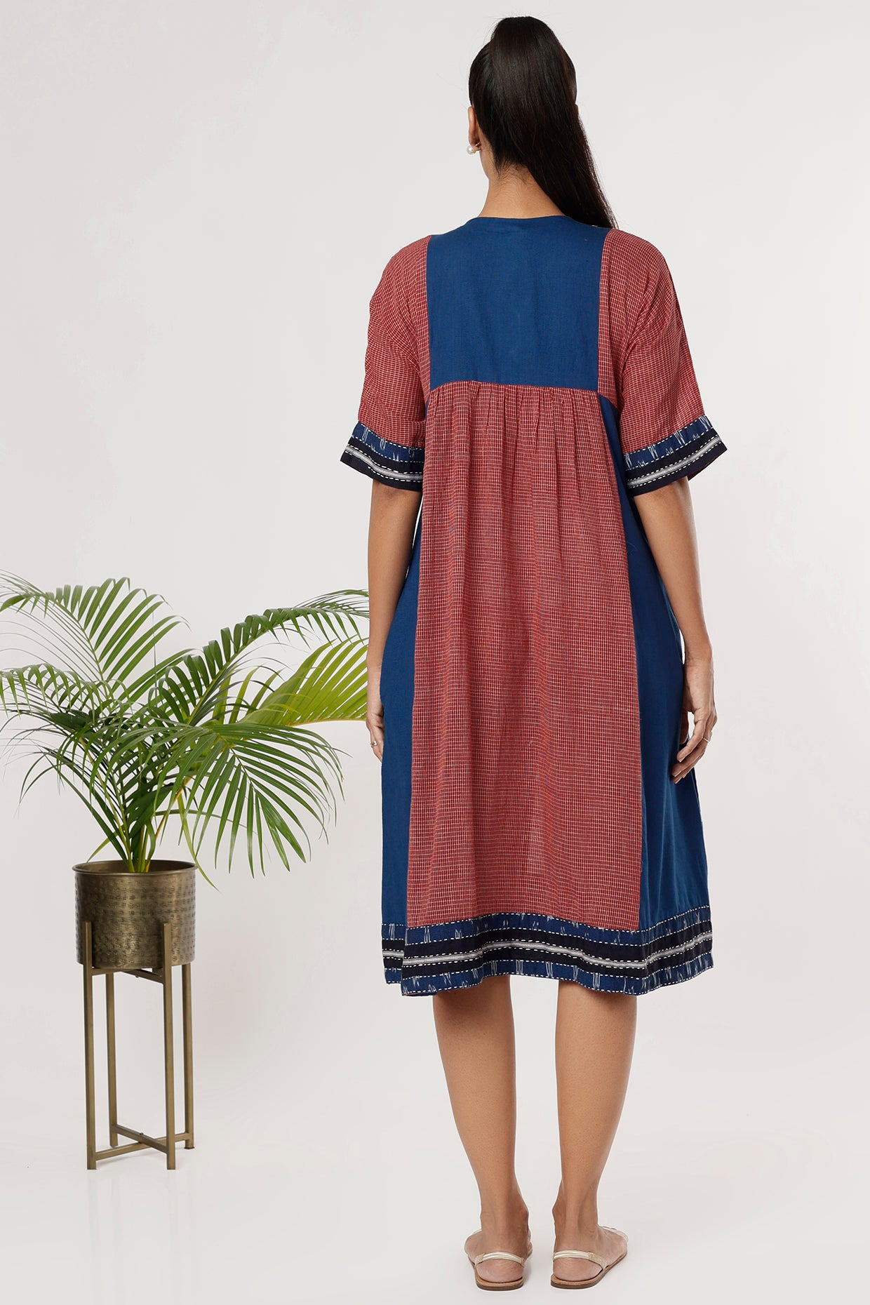 Girija Panel Dress - Back Image