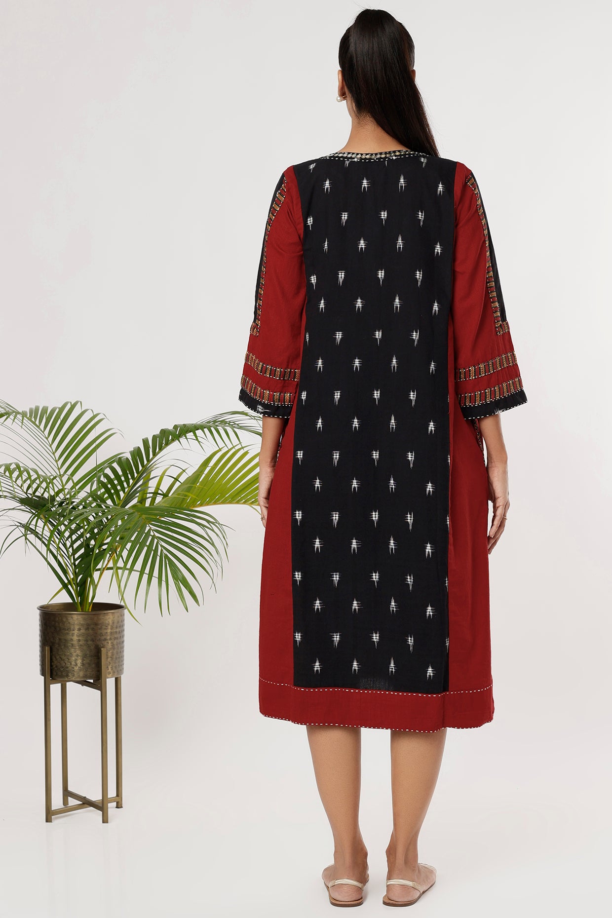 Nivedita Ikkat Dress - Back Image