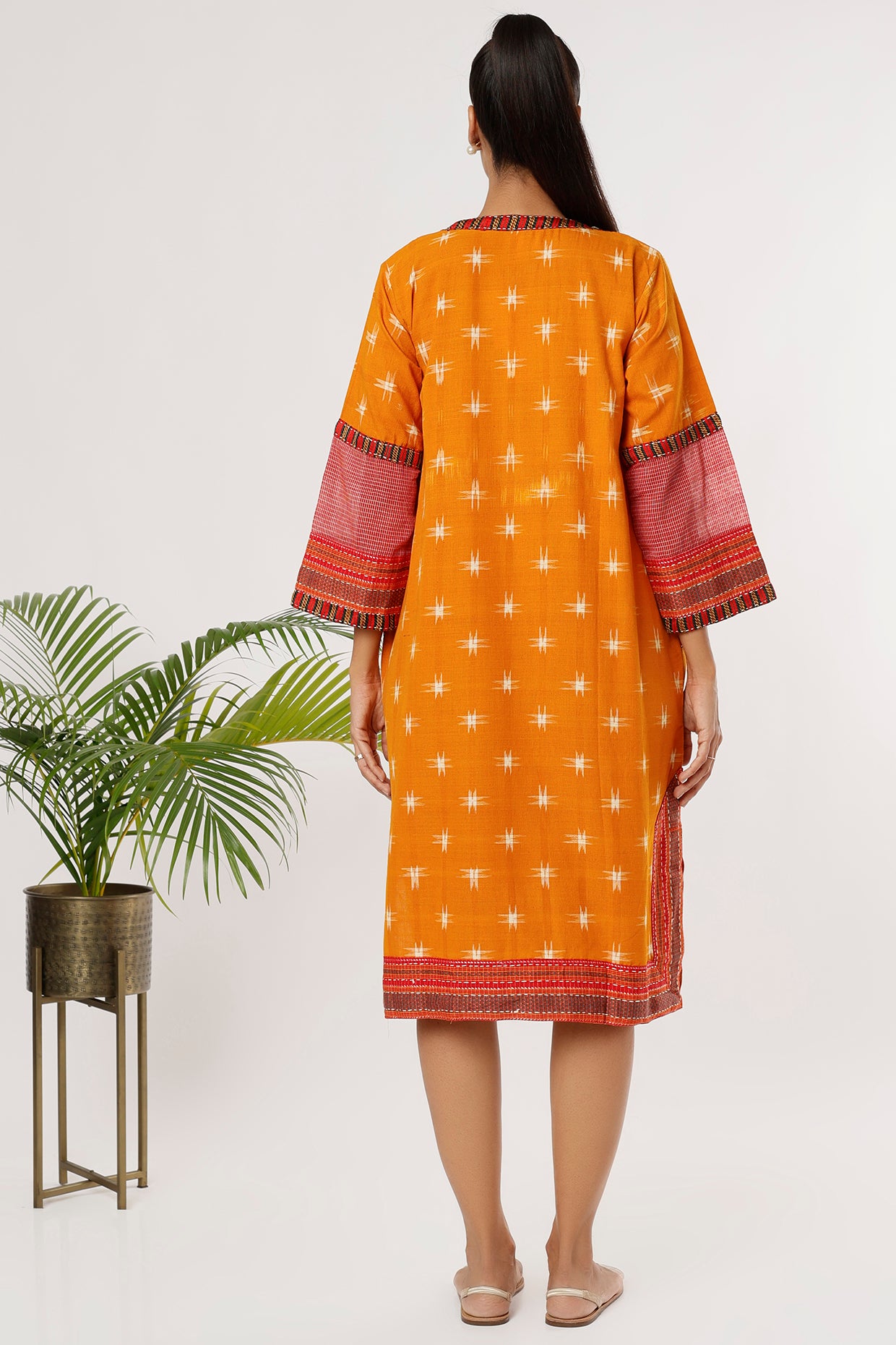 Sahiti Yoke Dress - Back Image