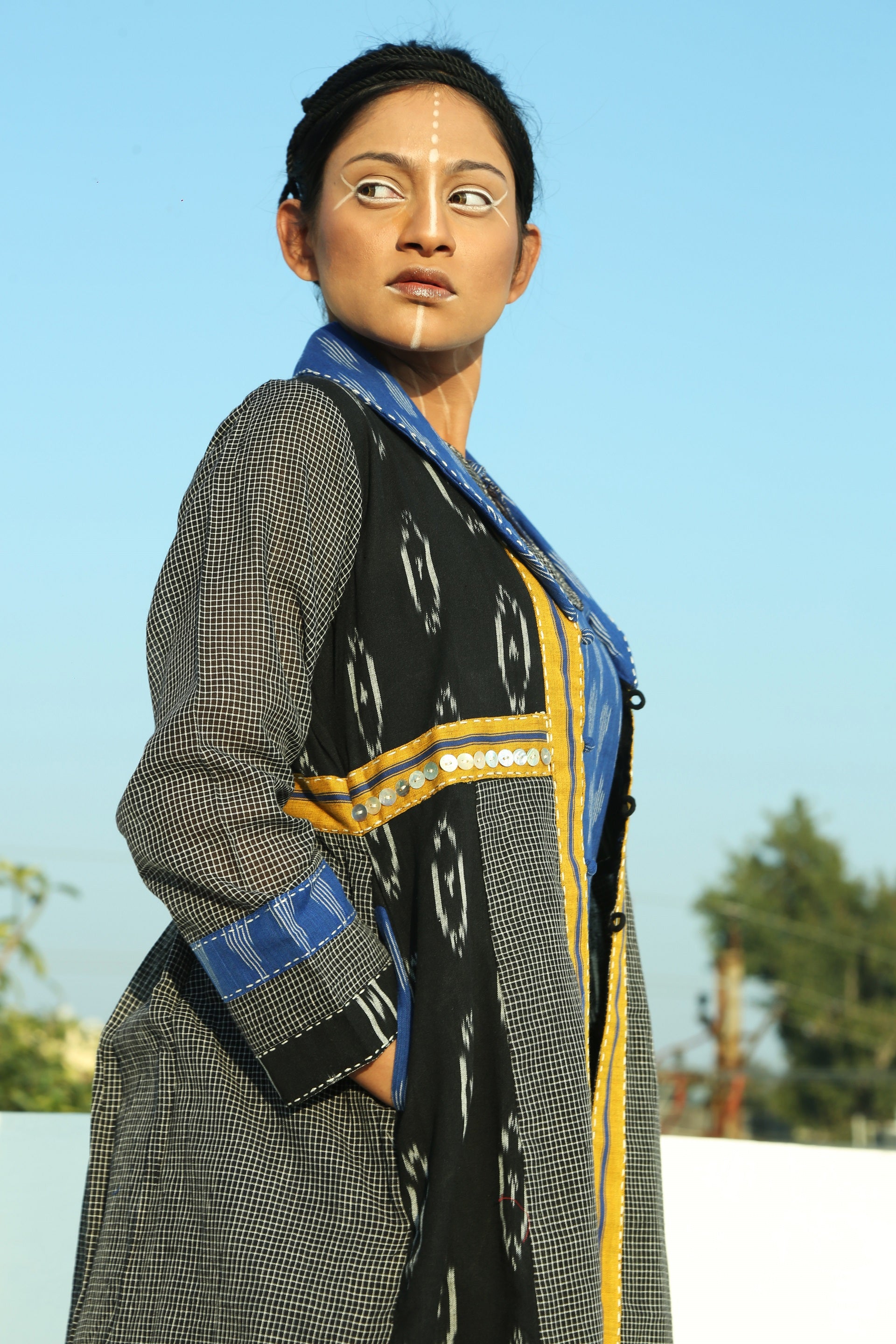 Falguni 2 Piece Ensemble - Side Detail Image