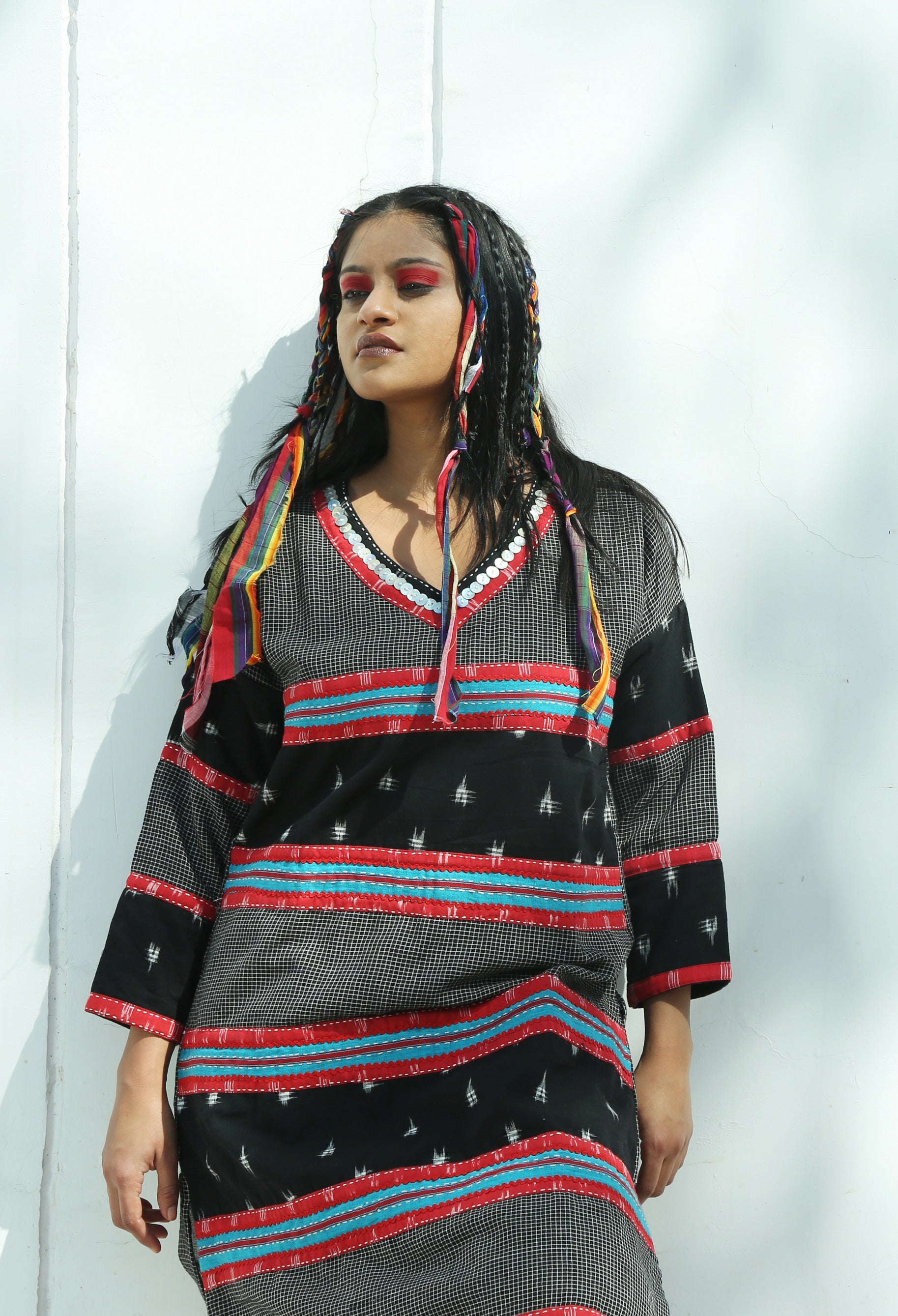 Veena Kurta Trouser Set - Front Image