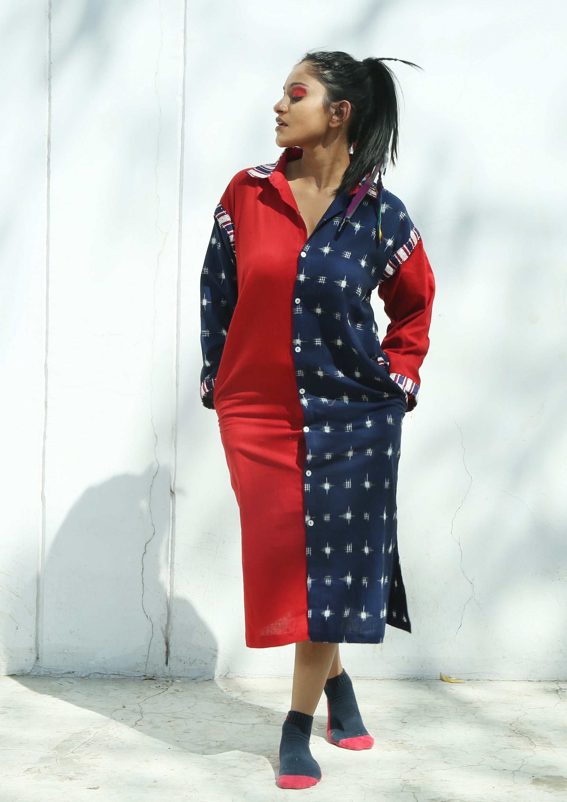 Aastha Shirt Dress - Front Image