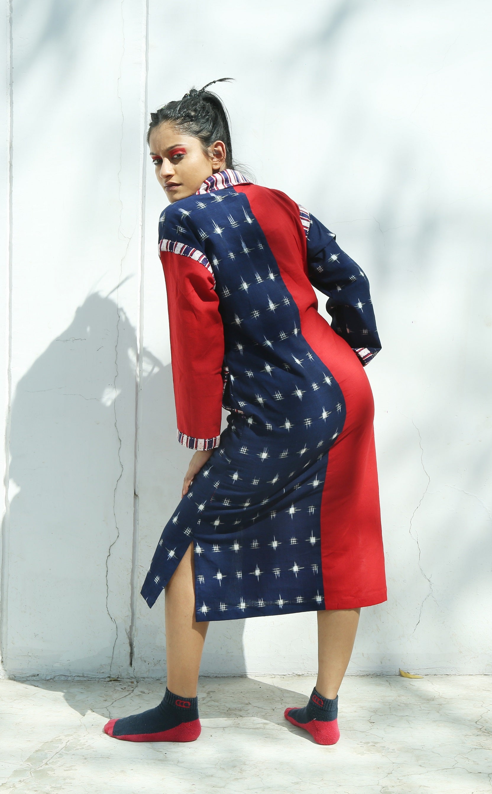Aastha Shirt Dress - Back Image