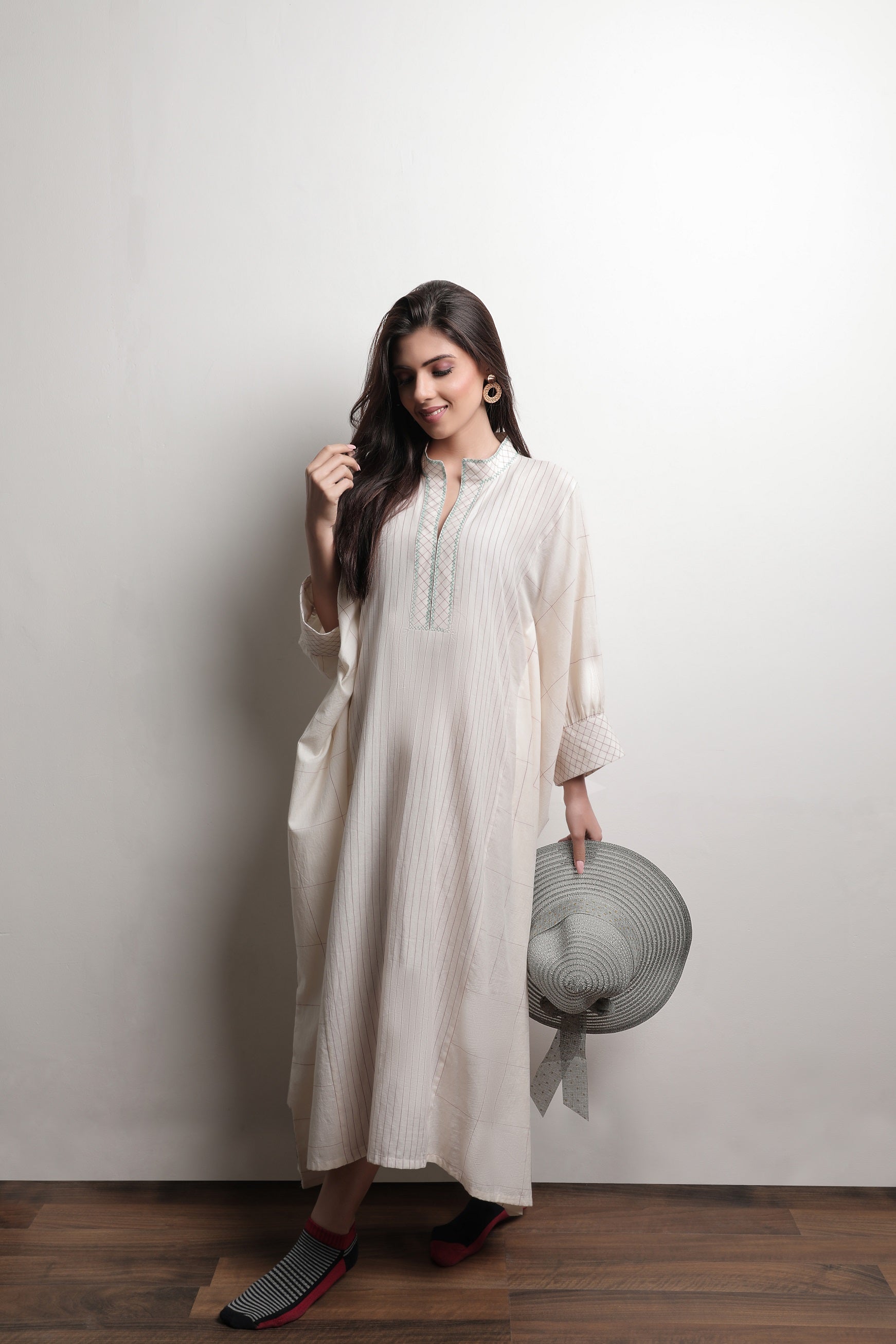 Flax Kaftan - Front Image