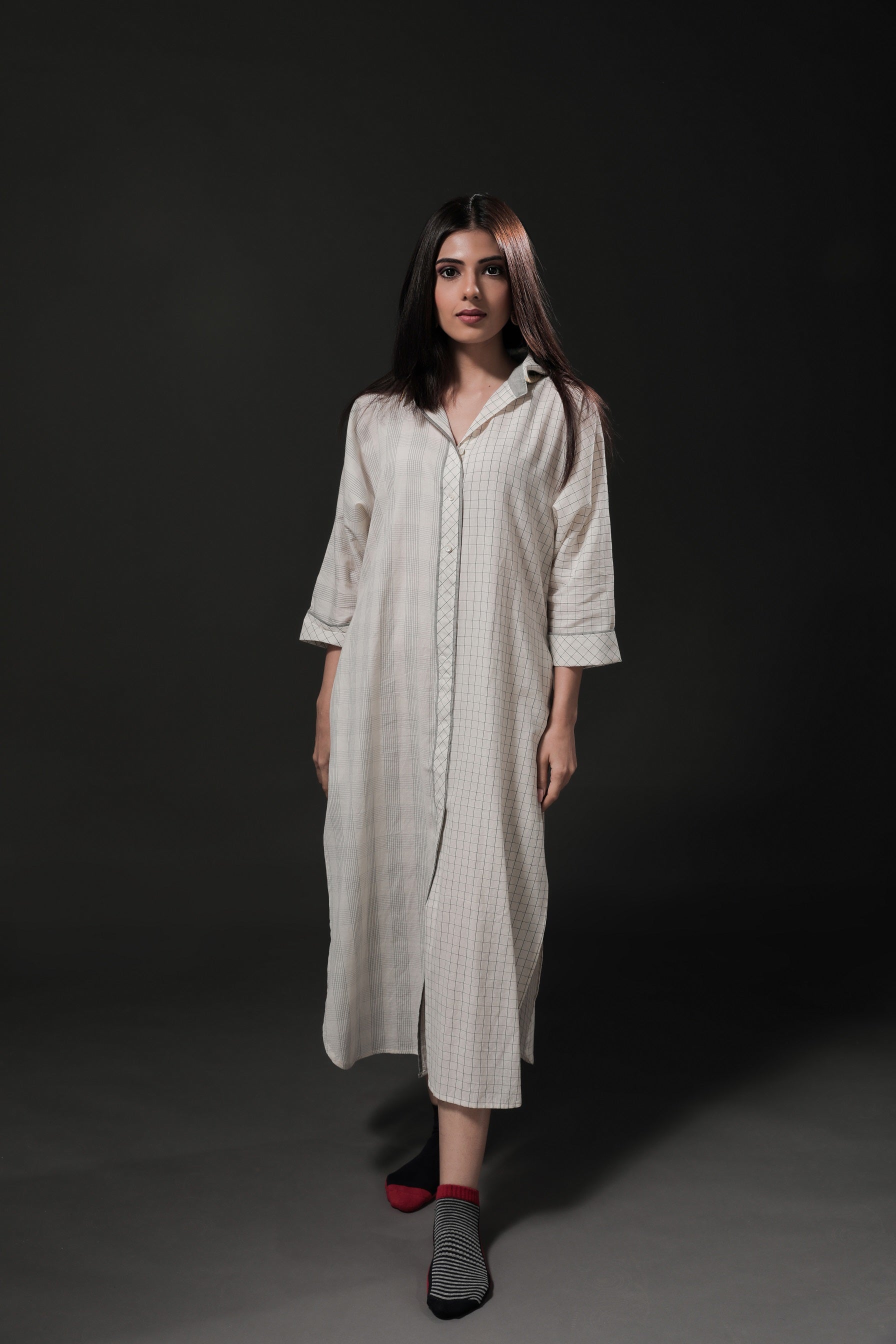 Magnolia Ivory Kaftan - Front Image