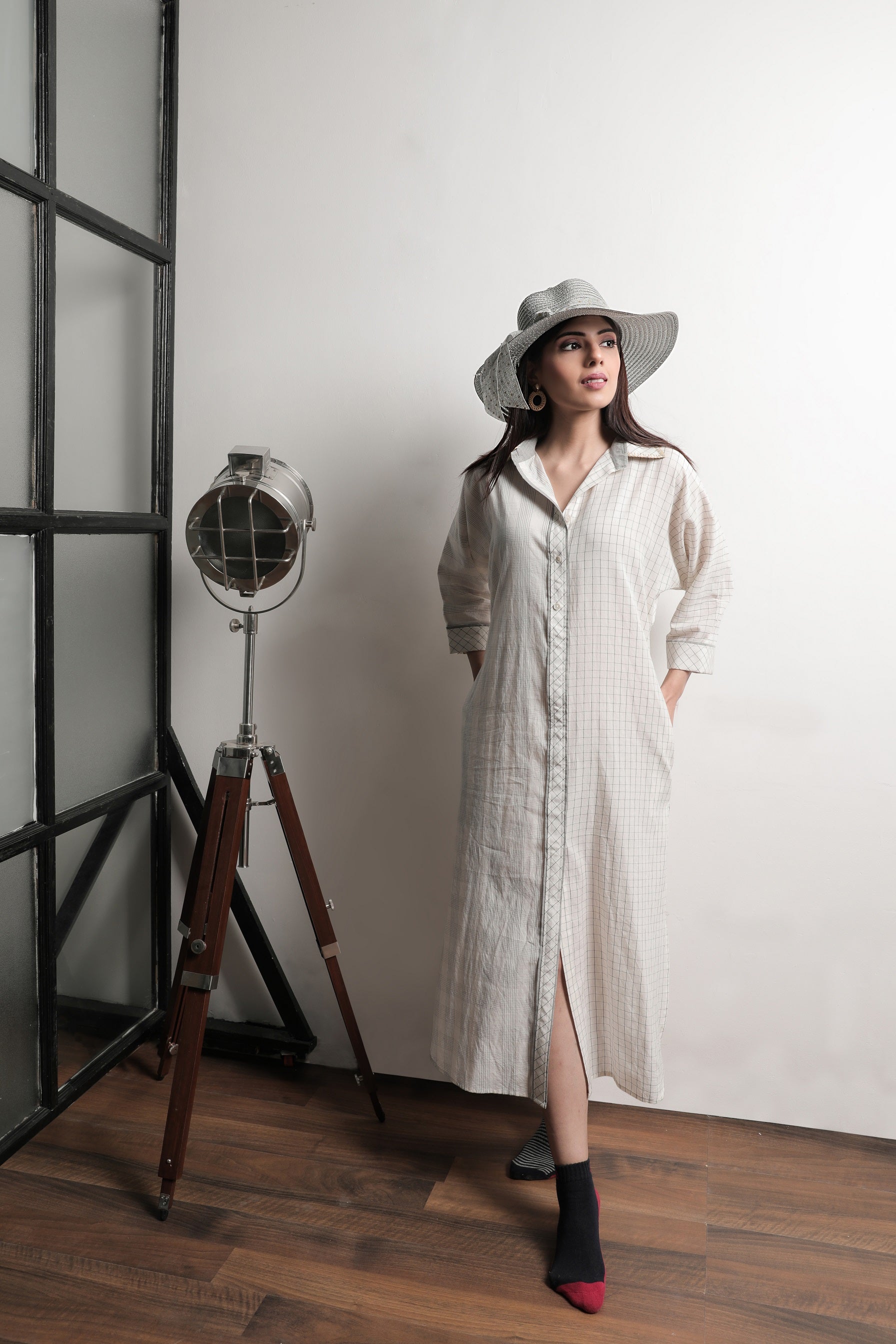 Magnolia Ivory Kaftan - Styled Image