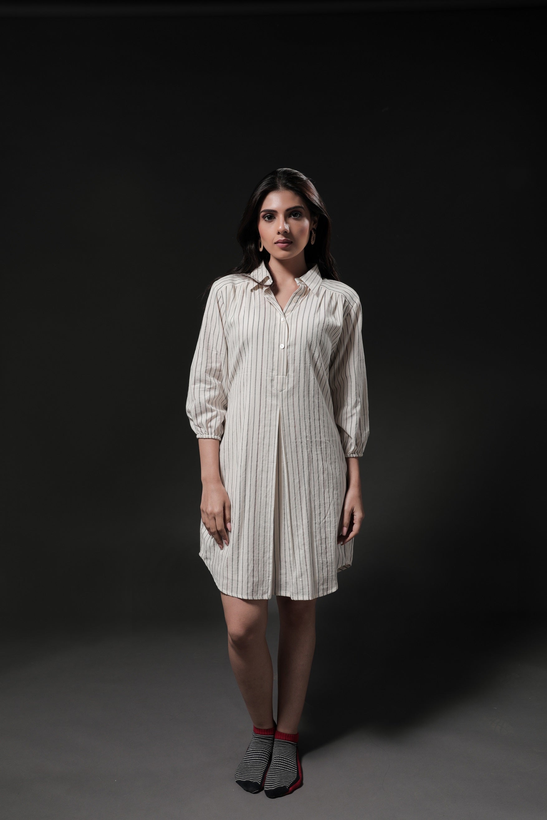 Oleander Shirt Dress - Front Image