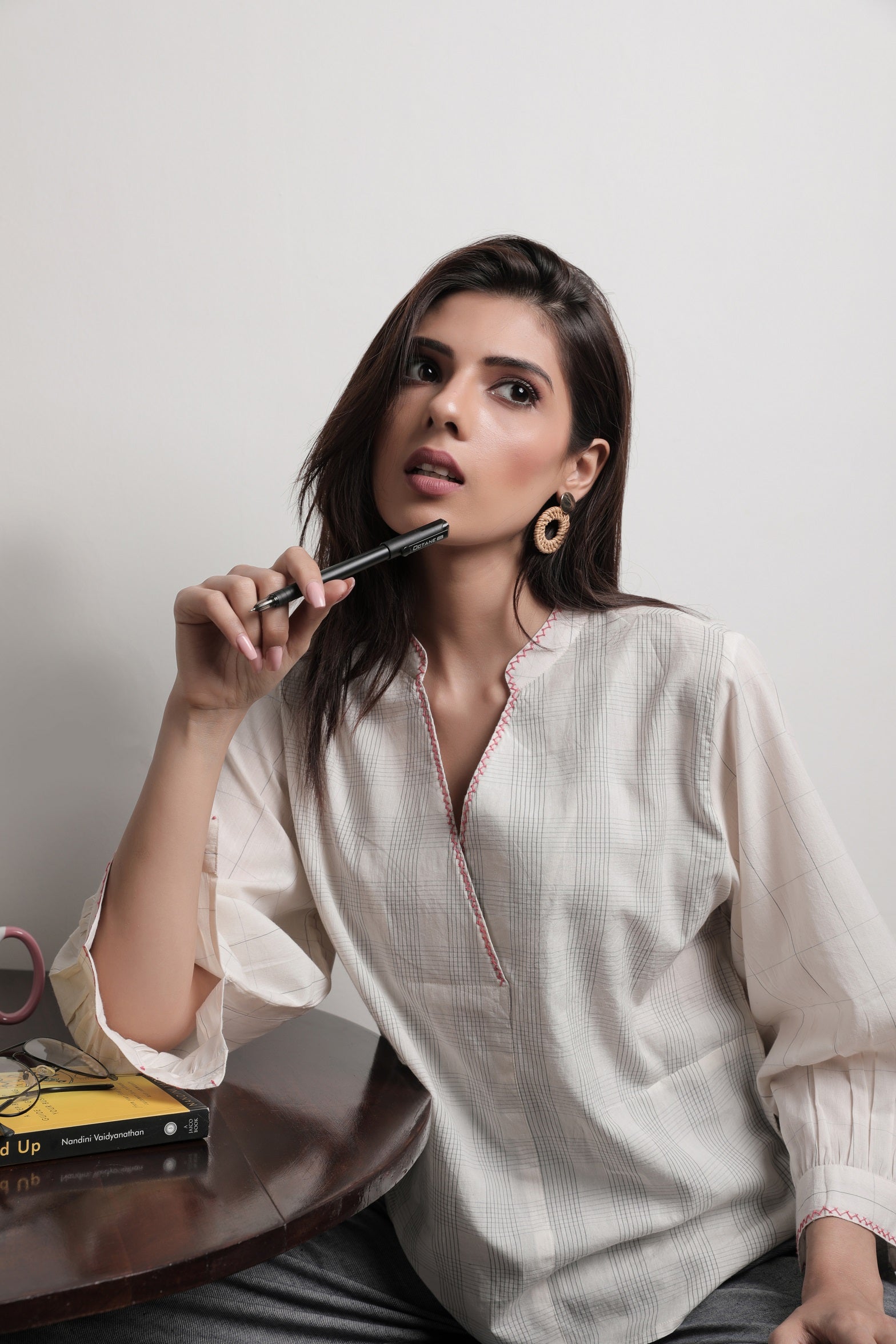 Bluebell loose Fit Shirt - Styled Image