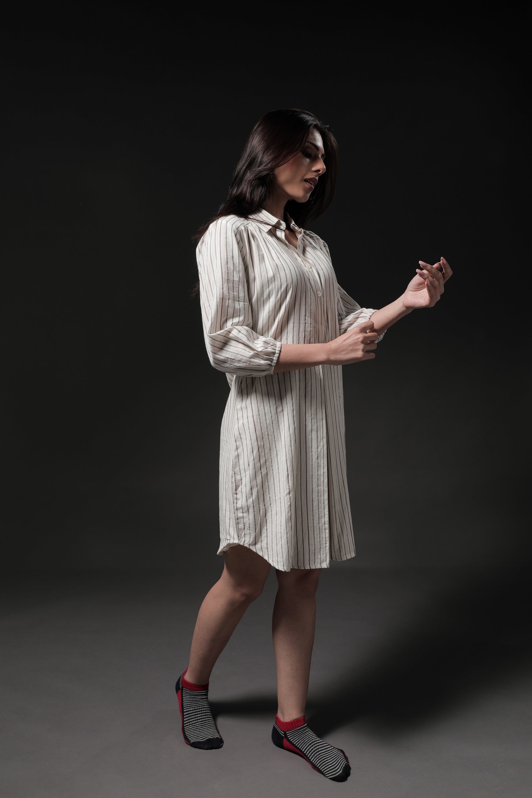 Oleander Shirt Dress - 3/4 Image