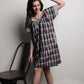 Hollyhock Chequered Dress - Styled Image