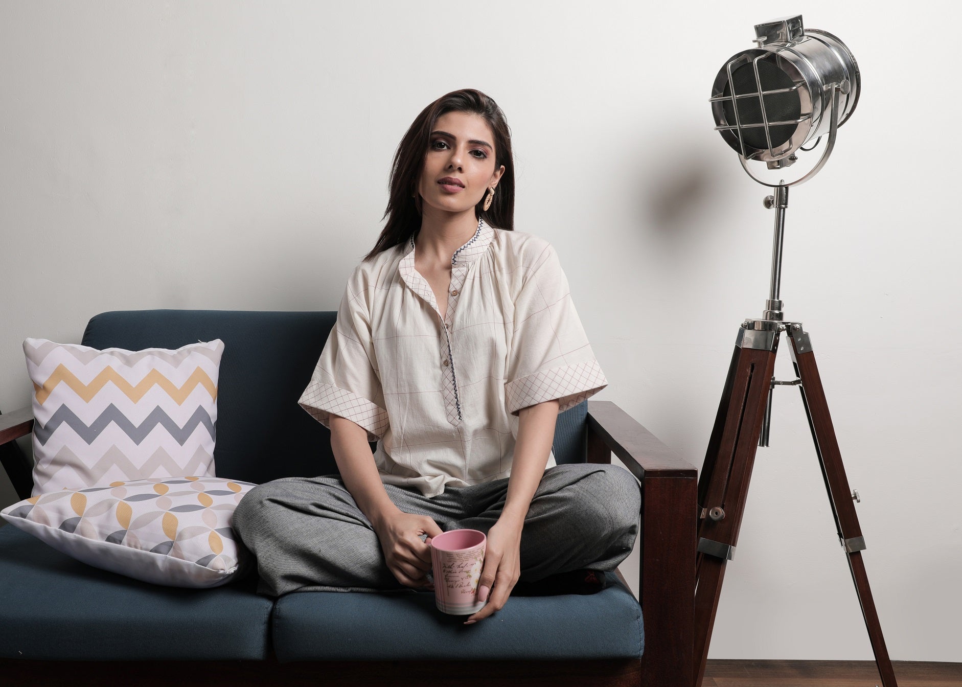 Plumeria Ivory Shirt - Front Image