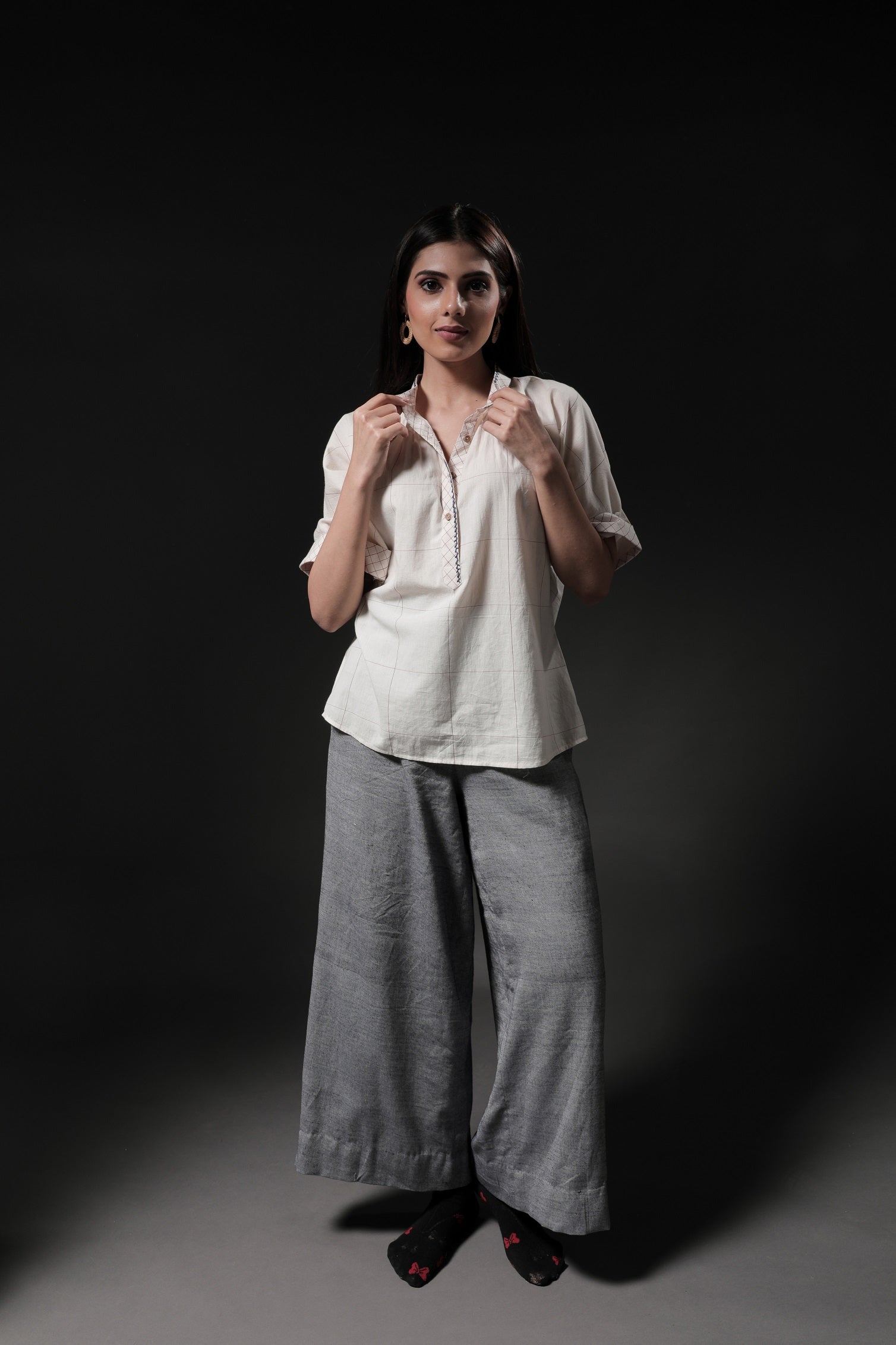 Plumeria Ivory Shirt - Front Image