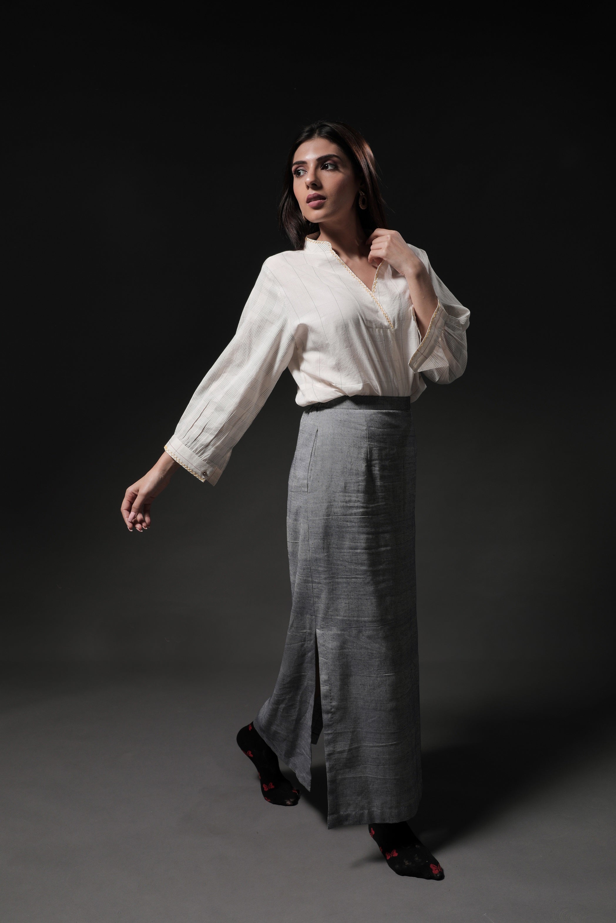 Dandellion Loose Fit Shirt - Styled Image